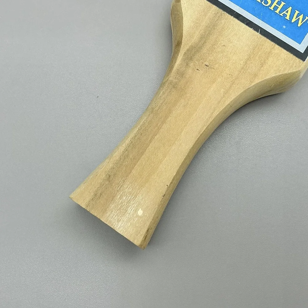 Scrimshaw Pilsner Style Beer Tap Handle Wood Blue Bar Pub Decor USA Collectible